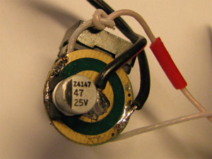 Замена входного конденсатора на драйвере TR-0021B